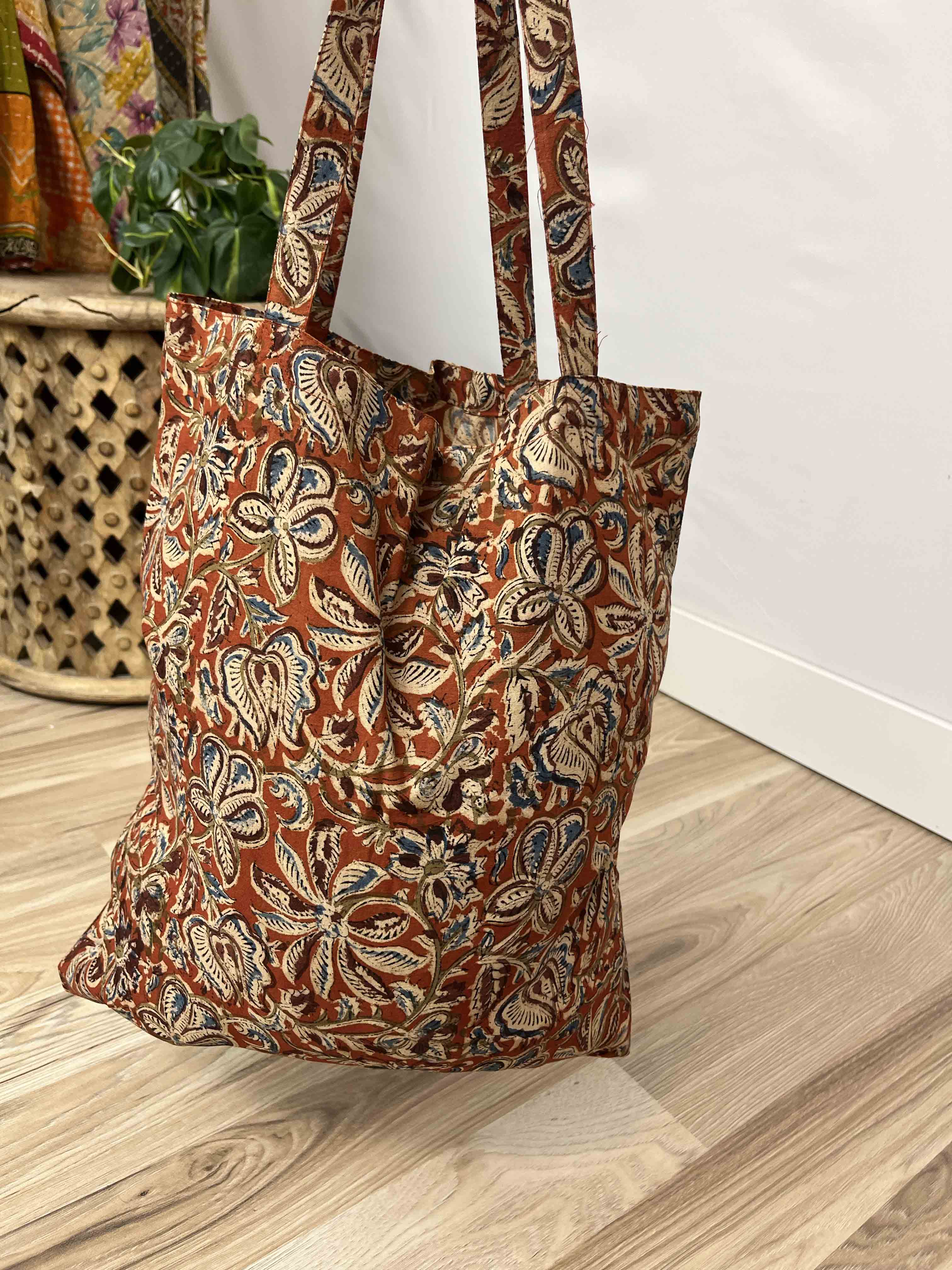 Block Print Muslin Bag