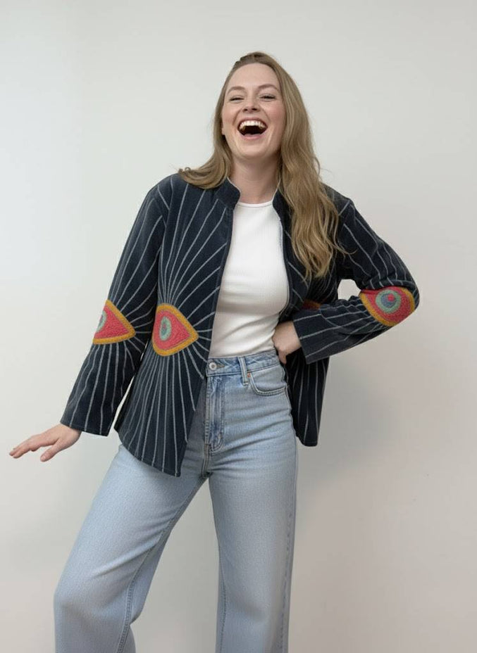 Buri Nazar Embroidered Jacket