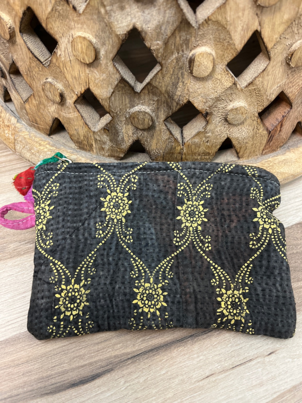 Small Vintage Kantha Pouch