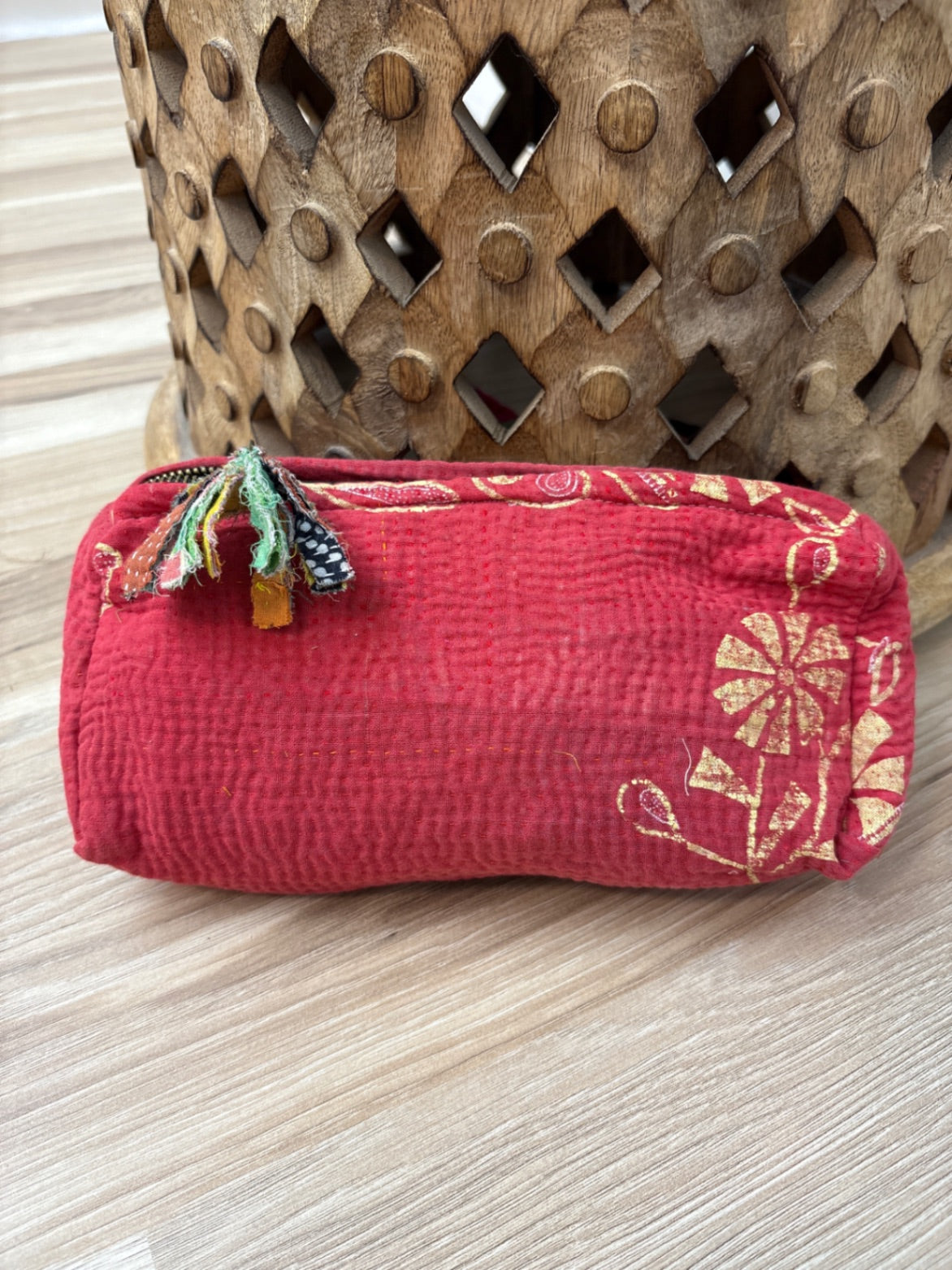Medium Vintage Kantha Pouch