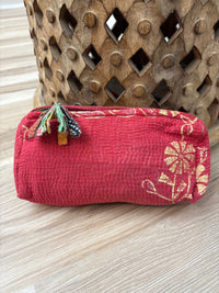 Medium Vintage Kantha Pouch