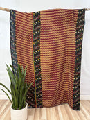 Twin Vintage Cotton Kantha Quilt