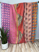 Queen Vintage Cotton Kantha Quilt