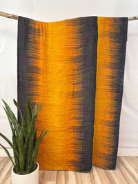 Twin Vintage Cotton Kantha Quilt