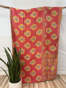 Twin Vintage Cotton Kantha Quilt