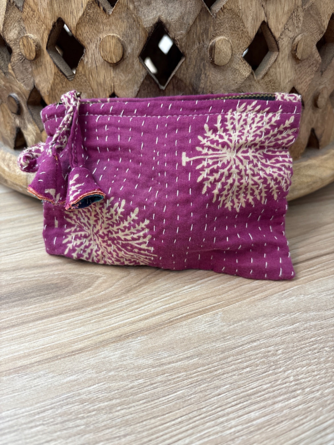 Small Vintage Kantha Pouch