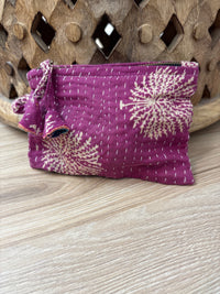 Small Vintage Kantha Pouch