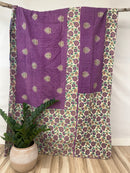 Vintage Cotton Kantha Quilt