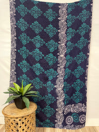 Vintage Cotton Kantha Quilt