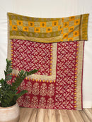 Vintage Cotton Kantha Quilt