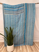 Twin Vintage Cotton Kantha Quilt