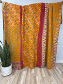 Patchwork Cotton Kantha Quilt King