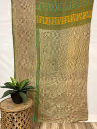 Vintage Cotton Kantha Quilt