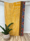 Vintage Cotton Kantha Quilt