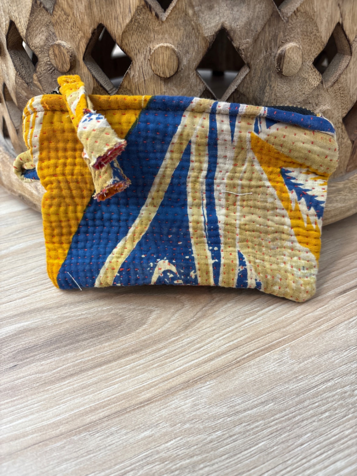 Small Vintage Kantha Pouch