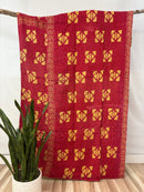 Twin Vintage Cotton Kantha Quilt