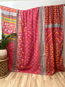 King Vintage Cotton Kantha Quilt