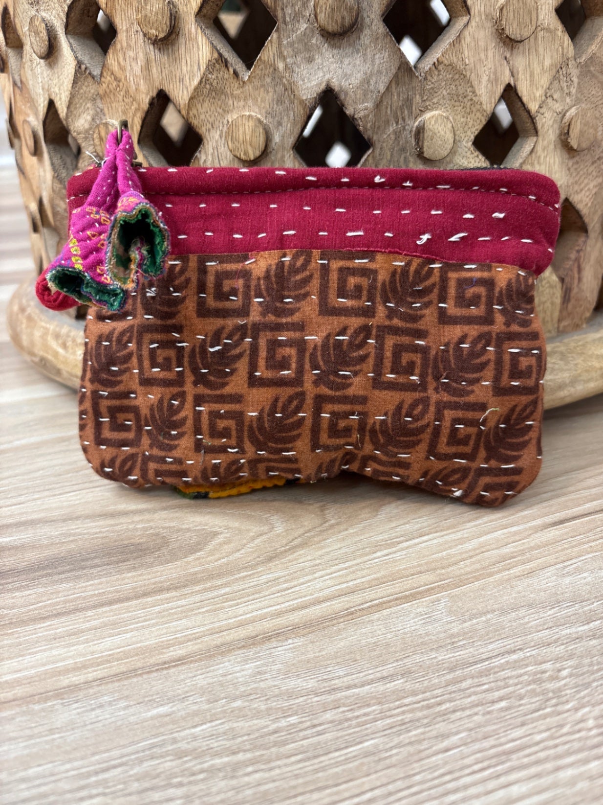 Small Vintage Kantha Pouch