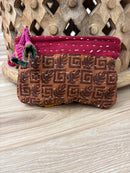Small Vintage Kantha Pouch