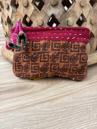 Small Vintage Kantha Pouch