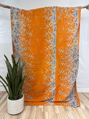 Patchwork Vintage Cotton Kantha Quilt - Twin