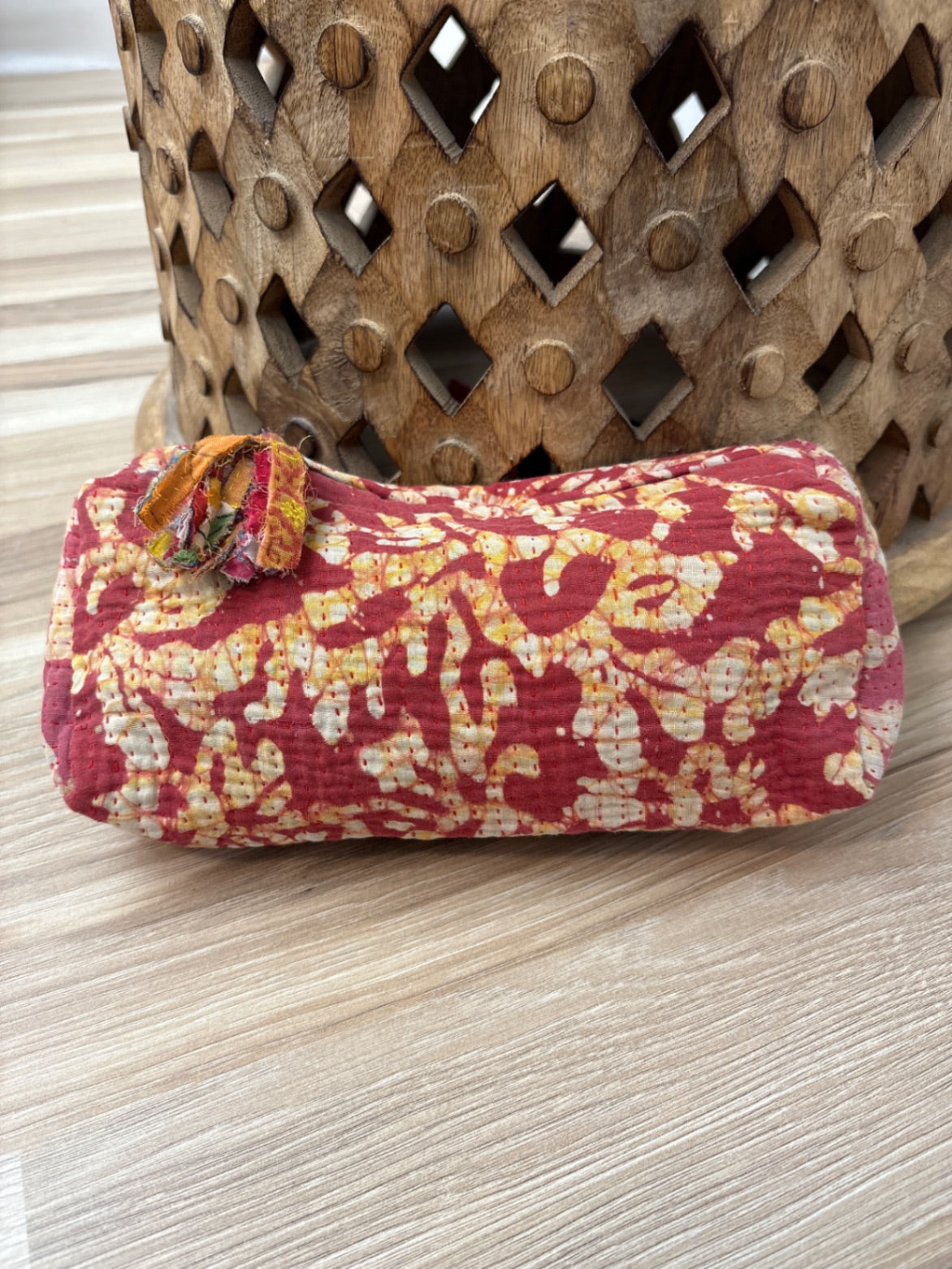 Medium Vintage Kantha Pouch
