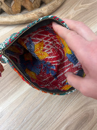 Medium Vintage Kantha Pouch