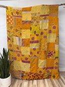 Patchwork Cotton Kantha Quilt King