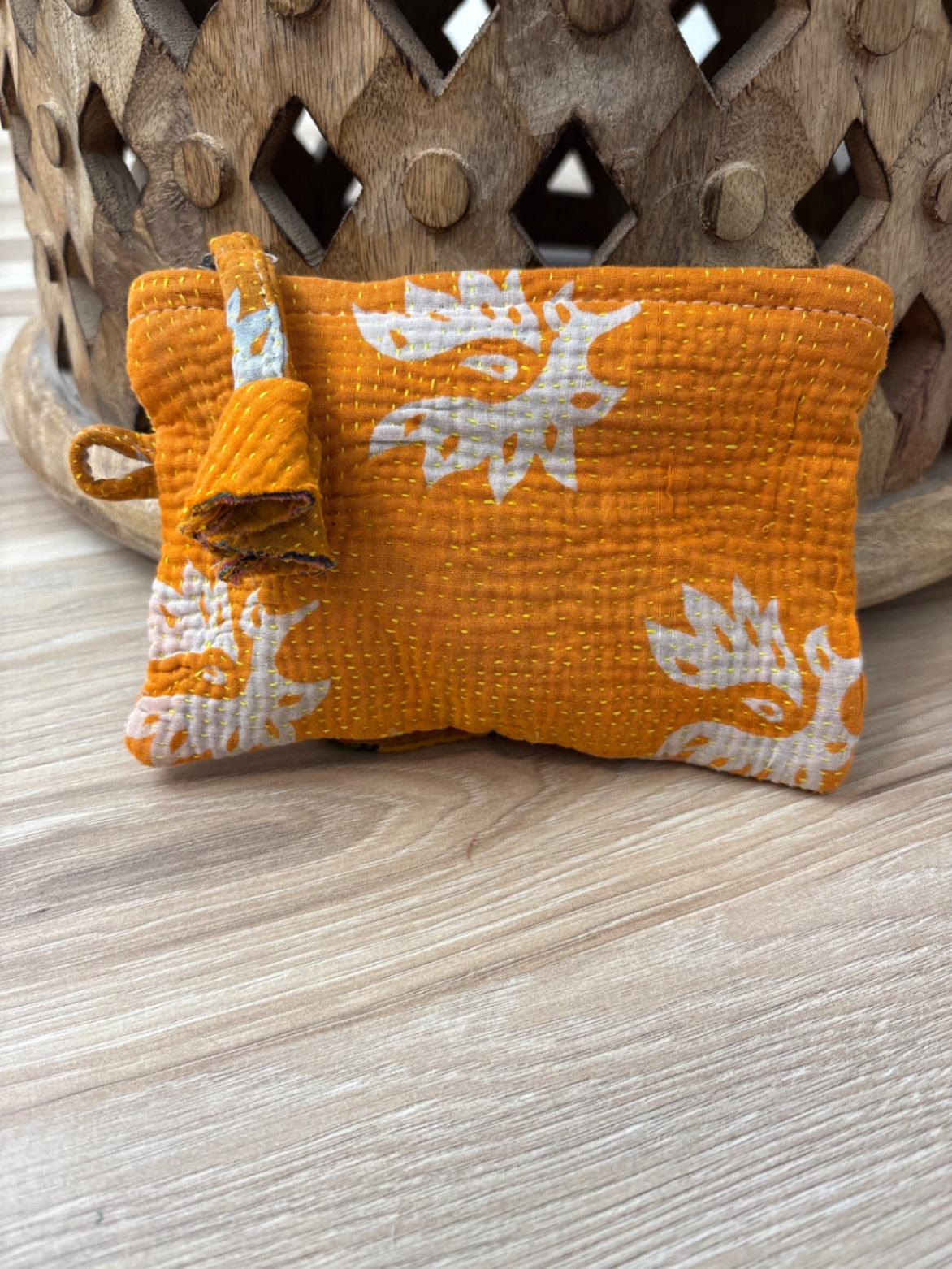 Small Vintage Kantha Pouch