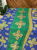 Vintage Cotton Kantha Quilt