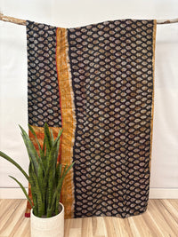 Twin Vintage Cotton Kantha Quilt