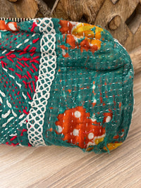 Medium Vintage Kantha Pouch