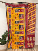 Vintage Cotton Kantha Quilt