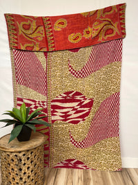 Vintage Cotton Kantha Quilt