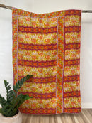 Vintage Cotton Kantha Quilt