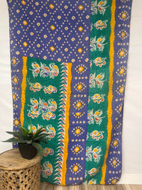 Vintage Cotton Kantha Quilt