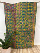 Vintage Cotton Kantha Quilt