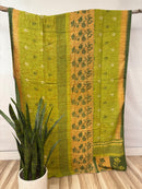 Vintage Cotton Kantha Quilt - Twin