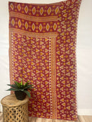 Vintage Cotton Kantha Quilt