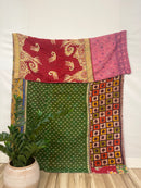 Vintage Cotton Kantha Quilt