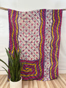 Twin Vintage Cotton Kantha Quilt