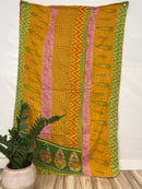 Vintage Cotton Kantha Quilt