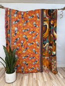 Queen Vintage Cotton Kantha Quilt