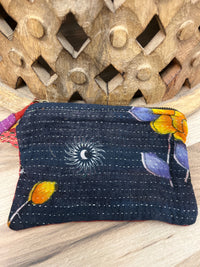 Small Vintage Kantha Pouch