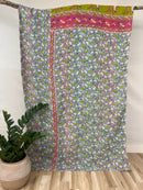 Vintage Cotton Kantha Quilt