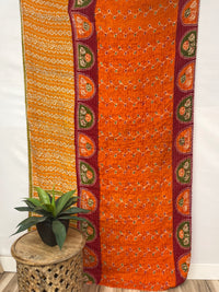 Vintage Cotton Kantha Quilt