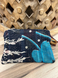 Small Vintage Kantha Pouch