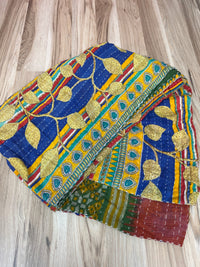 Vintage Cotton Kantha Quilt