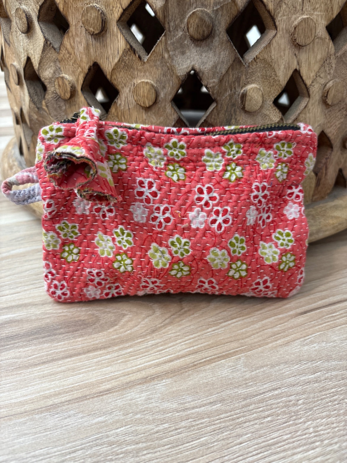 Small Vintage Kantha Pouch