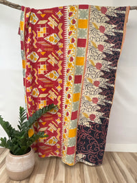 Vintage Cotton Kantha Quilt